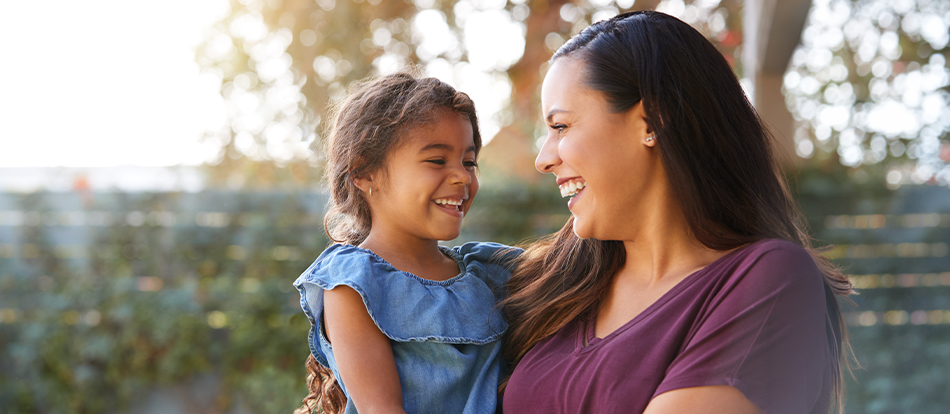 mother and daughter at a montessori school